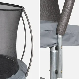 Trampoline 3,05 m avec filet de sécurité intégré et coussin de protection épais