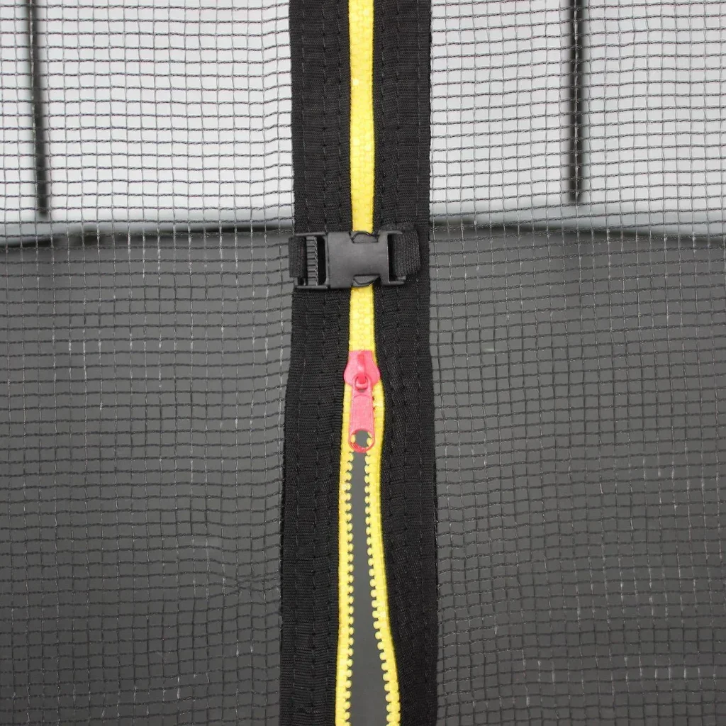 Trampoline 370 cm Saturne avec filet de sécurité 1,80 m et coussin protection 28 cm