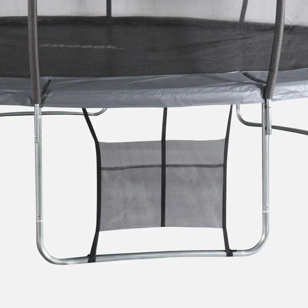 Trampoline Ø 370 cm filet sécurité intérieur accessoires jardin famille