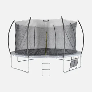 Trampoline 430 cm avec filet de sécurité intérieur et pack accessoires complet