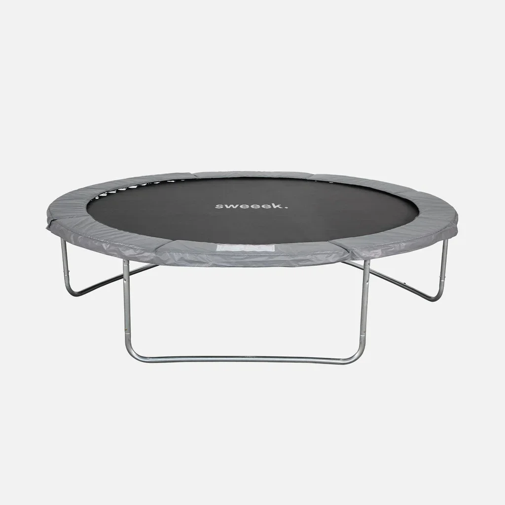 Trampoline extérieur 305 cm avec filet de sécurité - Mars Gris