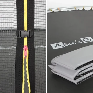 Trampoline XXL 490 cm avec filet de sécurité complet - Jupiter