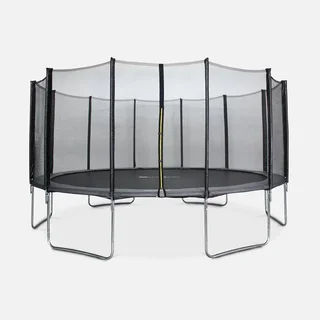 Trampoline XXL 490 cm avec filet de sécurité complet - Jupiter