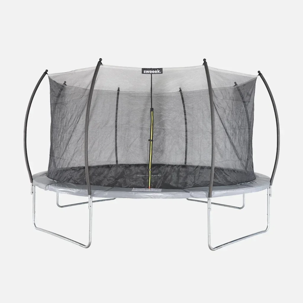 Trampoline XXL 4,90m avec filet de sécurité et kit complet d'accessoires