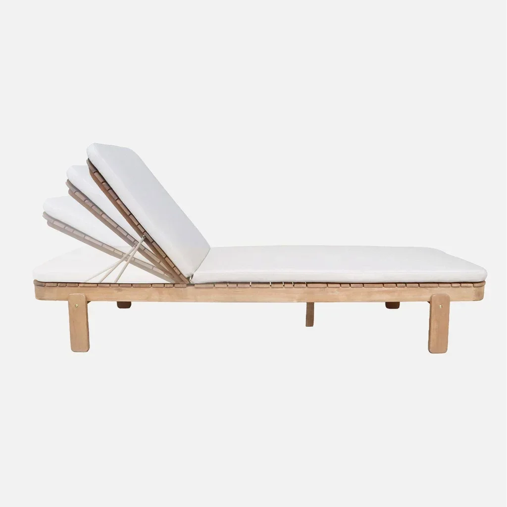 Transat acacia multiposition avec matelas déhoussable Zenya