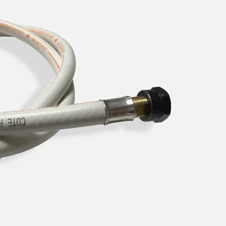Tubo flessibile gas naturale NF G1/2 1,5m con raccordi meccanici sicuri
