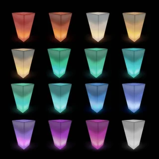 Vase lumineux LED 16 couleurs intérieur extérieur télécommande