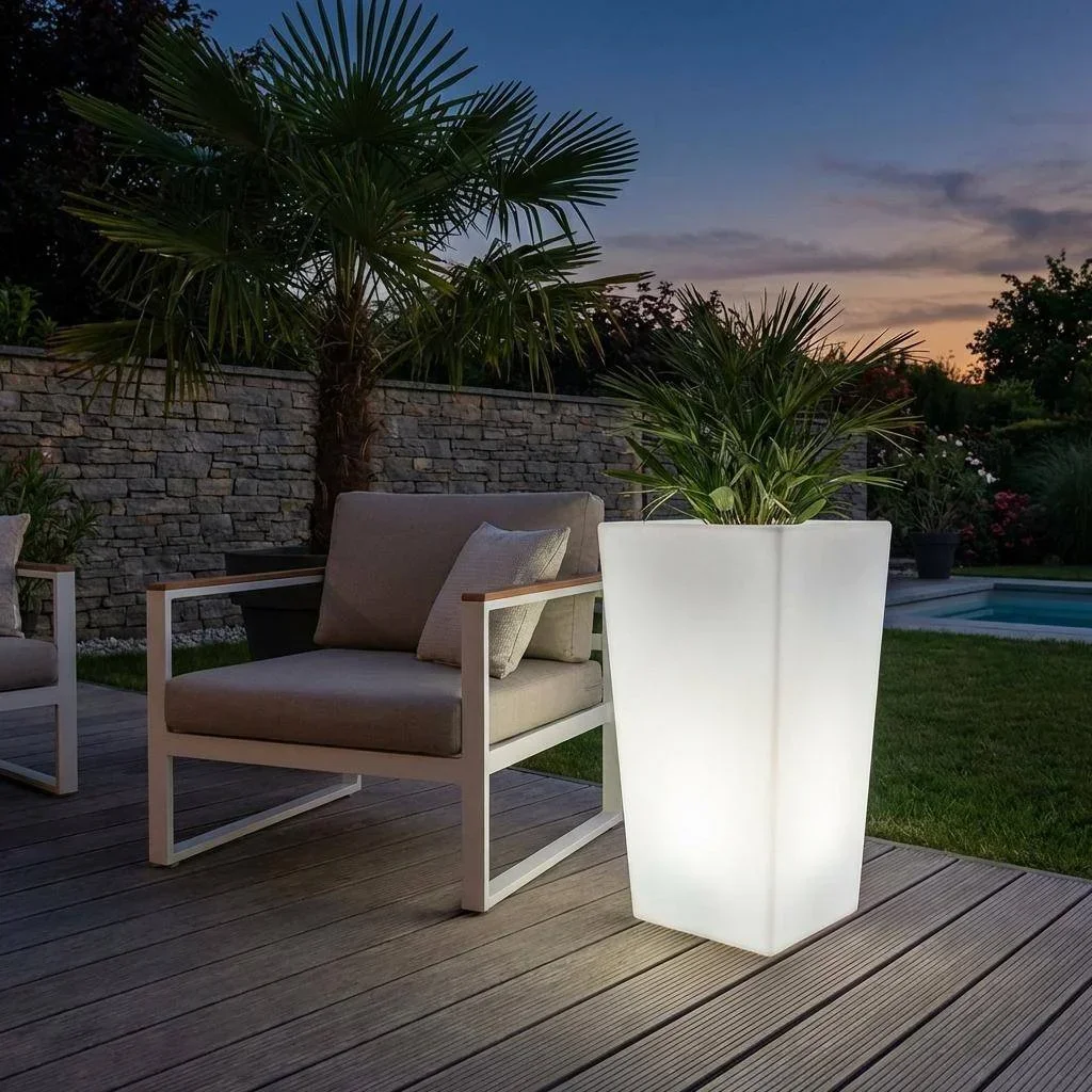Vase lumineux LED 16 couleurs intérieur extérieur télécommande