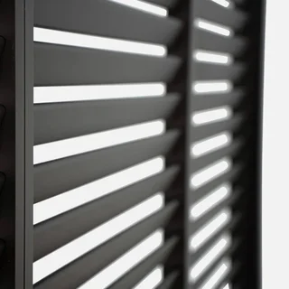 Adjustable louvered aluminum pergola Triomphe 4x3m 130cm privacy screen slats bioclimatic outdoor shade structure