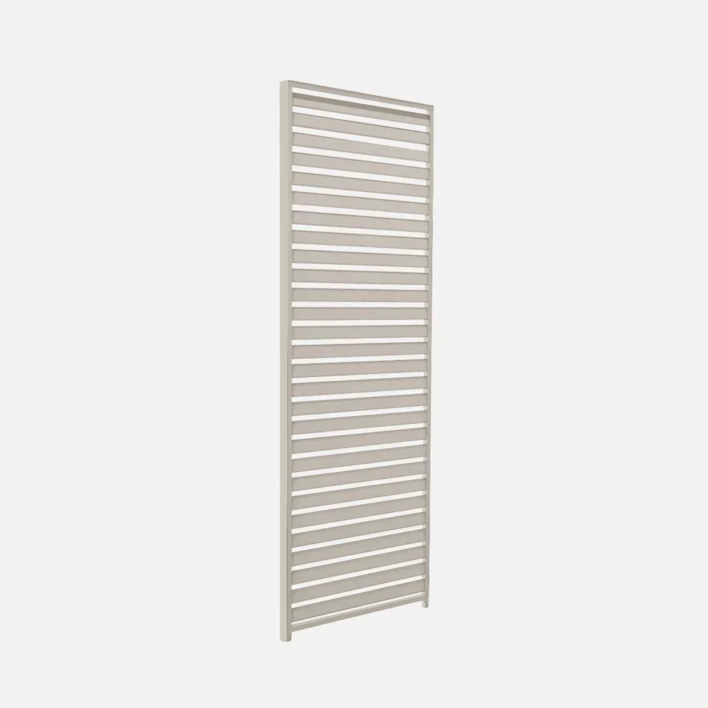 Aluminum shutter 130 cm for Triomphe 4x3m bioclimatic pergola - Privacy screen with 28 slats