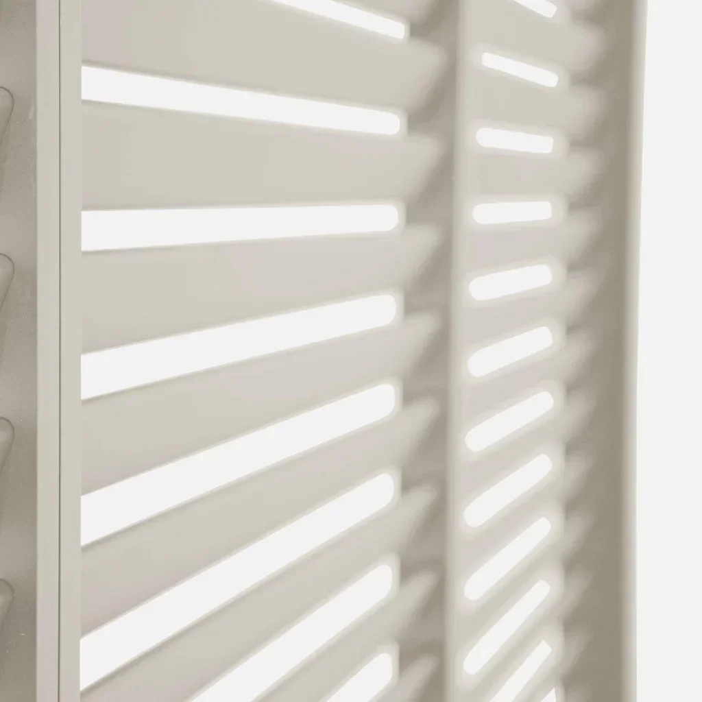 Aluminum shutter 130 cm for Triomphe 4x3m bioclimatic pergola - Privacy screen with 28 slats