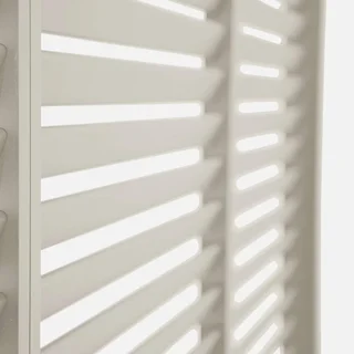 Aluminum shutter 130 cm for Triomphe 4x3m bioclimatic pergola - Privacy screen with 28 slats