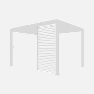Aluminium bioclimatic pergola Triomphe 4x3 m with 130 cm adjustable louvered roof